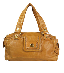 Totally Turnlock Benny Satchel,Leather,Tan,DB,1